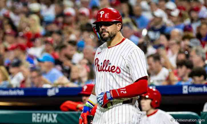 Why Kyle Schwarber is playing first base for the first time in nearly five years and other Phillies notes