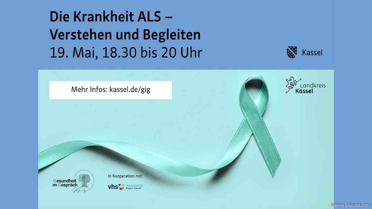 Gesundheit im Gespräch - Die Krankheit ALS – verstehen und begleiten