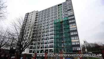 Police update as man fights his life in hospital after Salford tower block fall
