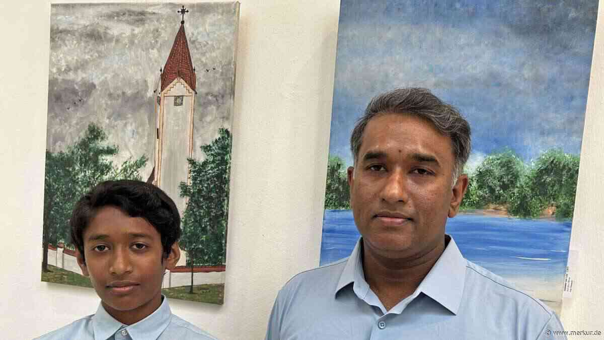 Zwei Generationen, ein großes Talent: Vater und Sohn stellen im Echinger ASZ gemeinsam aus