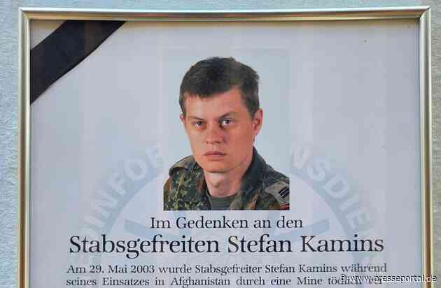 Ein Name gegen das Vergessen: Euskirchen benennt Kaserne-Zufahrt nach gefallenem Soldaten Stefan Kamins