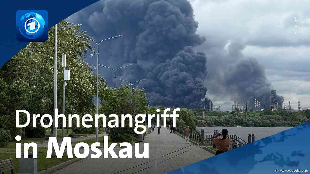 Drohnenangriff auf Moskauer Ölraffinerie: Erneut gegenseitiger Beschuss von Russland und der Ukraine