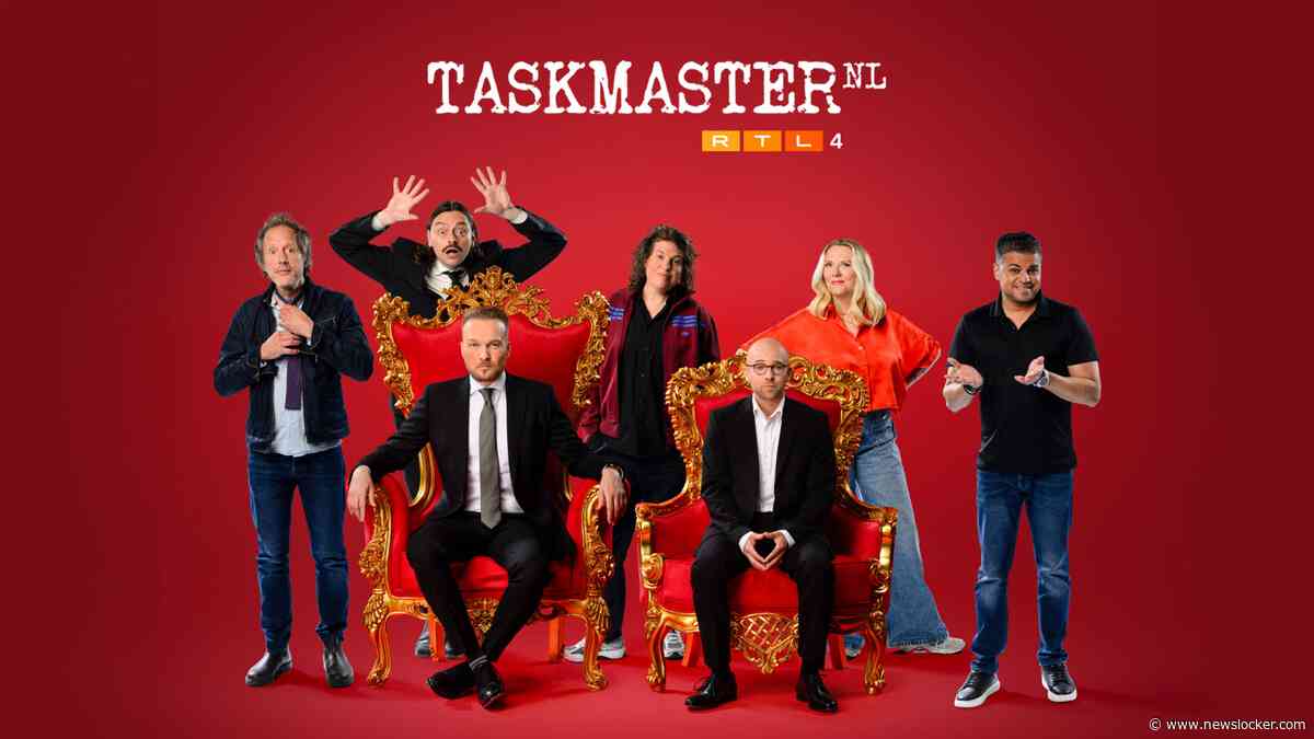 Jelka van Houten en Donny Ronny in Nederlandse versie Taskmaster