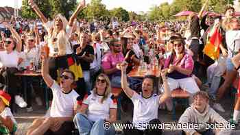 Deutschlandspiel auf Großleinwand: Public Viewing - gemeinsam mitfiebern im Badepark Nagold