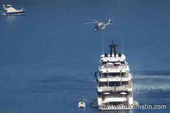 L’un des plus grands yachts privés du monde dans la rade de Villefranche-sur-Mer