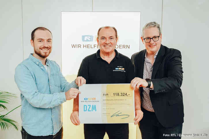 Großspende: RTL-Stiftung unterstützt Zeltmission