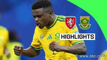 Mokoena's late penalty earns South Africa draw against Czech Republic