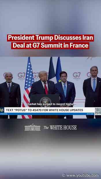 President Trump breaks down the Iran deal to close out the G7 Summit in Evian, France.