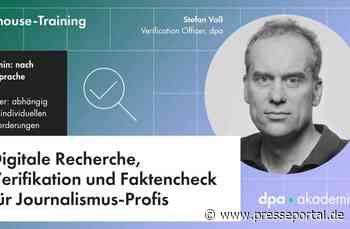 Digitale Recherche, Verifikation und Faktencheck für Journalisten