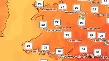 Met Office issues extreme heat warning for Wales as temperatures could hit mid-30s