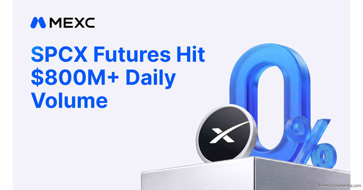 SpaceX Continues to Drive Strong Trading Activity as MEXC SPCX Futures Daily Trading Volume Surpasses $800 Million USDT