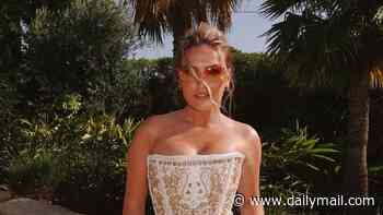 Perrie Edwards stuns in her THIRD bridal dress for 'cocktail hour' as she shares more photos from her Portugal wedding