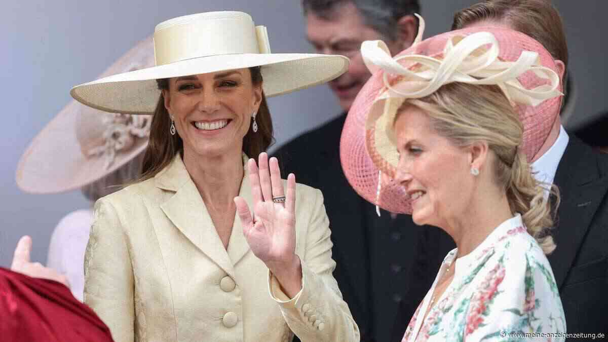 Garter Day: Prinzessin Kate strahlt in Trendfarbe „butteryellow“
