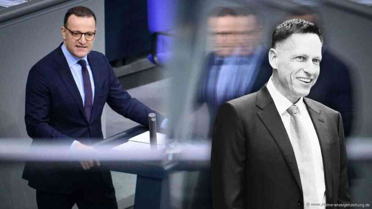 Exklusiver Machtclub des Palantir-Milliardärs Thiel: CDU-Fraktionschef Spahn war wohl regelmäßiger Gast