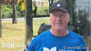Retiree celebrates bus pass with epic 840-mile ride