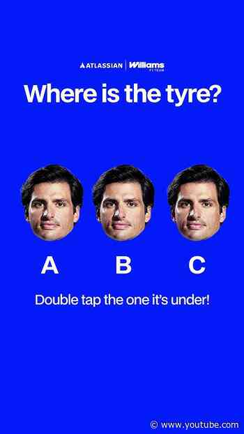 Watch closely and find the tyre 🛞 Comment, A, B or C 💻  #f1