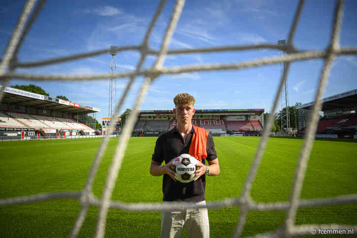 Kevin Norder tekent eerste profcontract bij FC Emmen