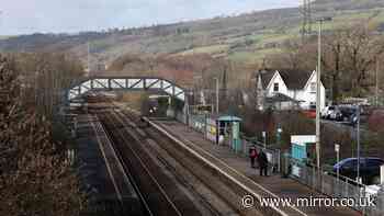 Women fighting for life after telegraph pole falls on them at busy train station
