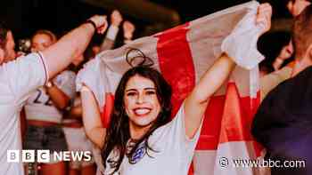 In pictures: Fans celebrate England's start to World Cup