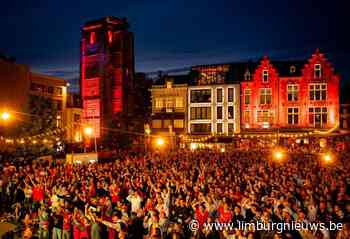 In Limburg: WK Dorp in Sint Truiden: Nog tot 19 juli vormt de Groenmarkt het decor voor voetbal, ontspanning en activiteiten