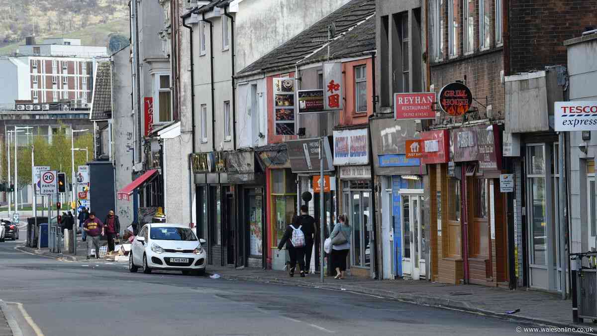 Knife attack in busy Swansea street sees man in hospital as another arrested