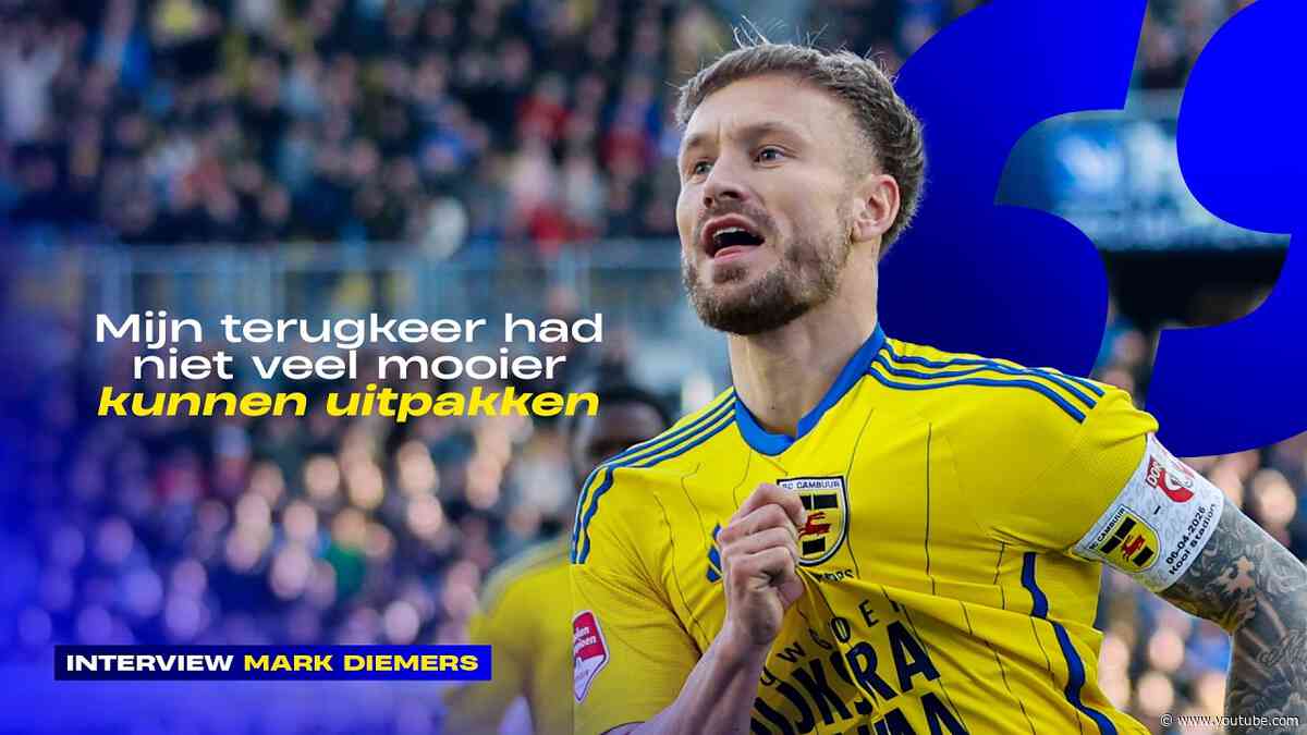 "Mijn terugkeer had niet veel mooier kunnen uitpakken" | 🗣️ Afscheidsinterview Mark Diemers