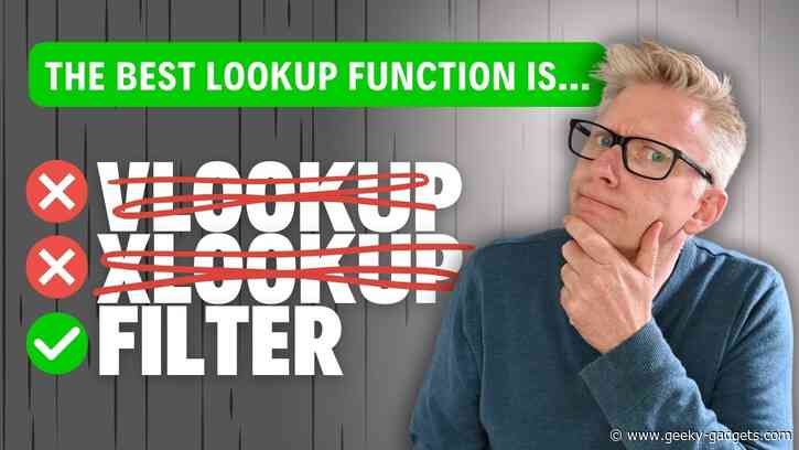 Why Excel’s FILTER Function Outperforms VLOOKUP for Complex Data