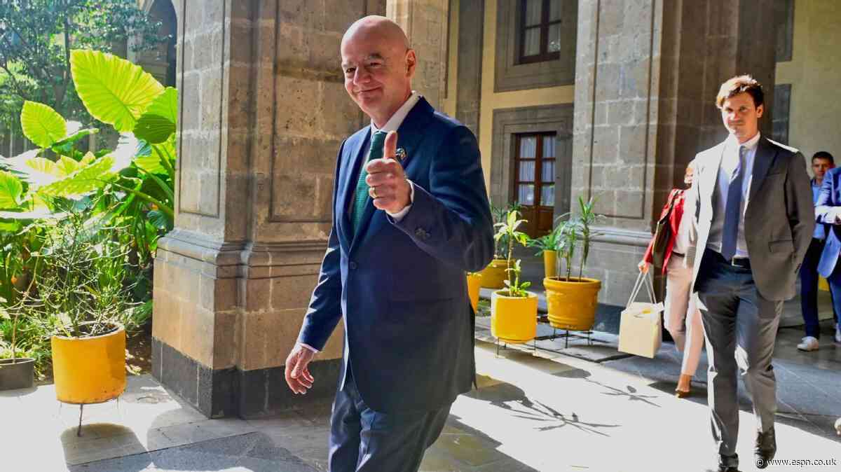 Where's Infantino been? FIFA president has already...
