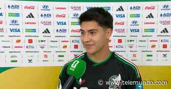 La reacción de Obed Vargas tras su debut mundialista y la victoria de México