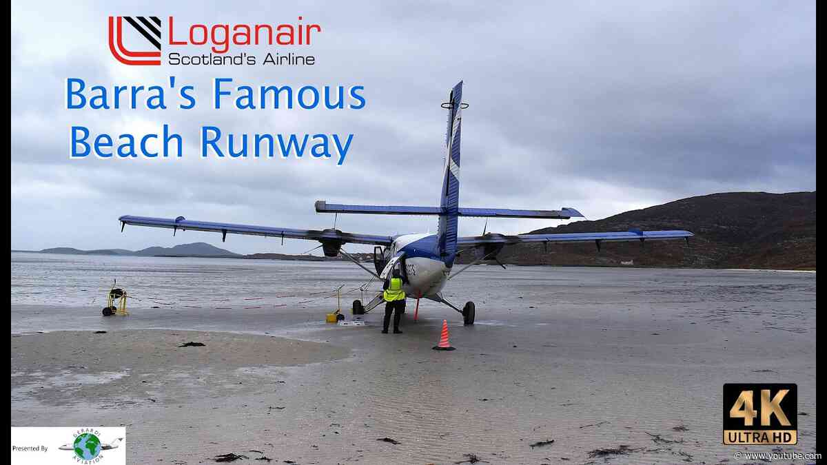 Flying to Barra's Famous Beach Runway!!