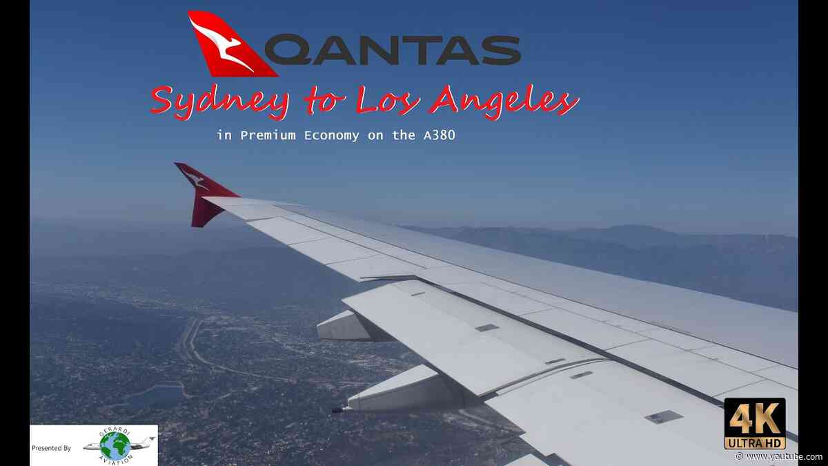 Sydney to Los Angeles in Qantas Premium Economy