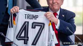 "Fake-Flock"-Alarm: Donald Trumps DFB-Trikot ist nicht ganz echt
