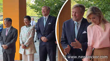Koning Willem-Alexander imiteert Snollebollekes tijdens fotomoment: ’Naar links… naar links!’