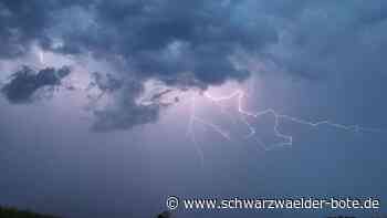 Wetter in Baden-Württemberg: Blitz, Sturm, Hagel - Wetterdienst warnt vor Extremgewitter
