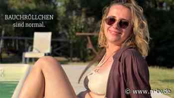 "Bauchröllchen sind normal": Anna Heiser macht Frauen mit Bikini-Fotos Mut