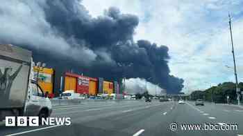 Moscow residents complain of black rain after largest Ukrainian attack hits oil refinery