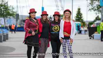 Take That at Etihad Stadium LIVE as huge queues form for first The Circus show