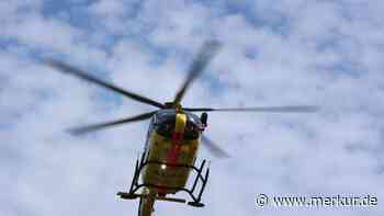 Motorradfahrer bei Unfall schwer verletzt – Hubschrauber im Einsatz