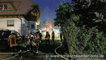 Brand in Möttlingen: Polizei findet den mutmaßlichen Grund für das Feuer heraus