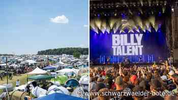 Festival in Neuhausen ob Eck: Southside startet mit Hitze, Billy Talent und 59.000 Fans