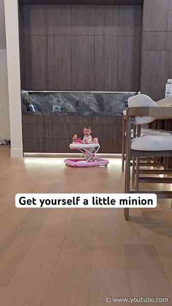 The most adorable minion ever! 😂 #Baby #Parenting #Cute