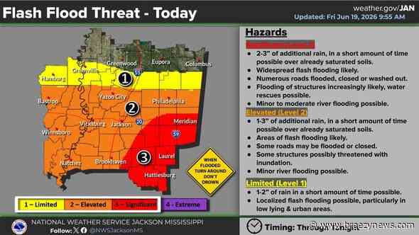 Storm Risk Trimmed Back, Flooding Still Possible