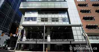 Man accused of killing Toronto cop appears in court by video from hospital bed