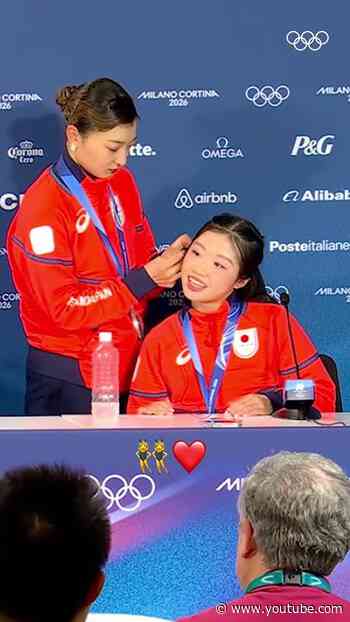Just Sakamoto Kaori and Nakai Ami giving us wholesome moments on and off the ice. 🥰