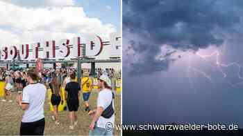 Festival: Southside-Festival wegen Unwetters unterbrochen