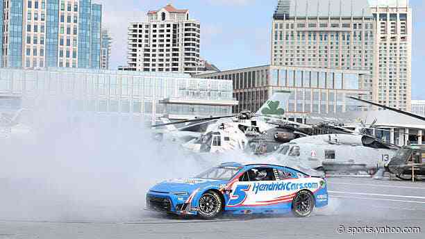 Kyle Larson Revealed as Cover Driver for NASCAR 26 at USS Midway Event