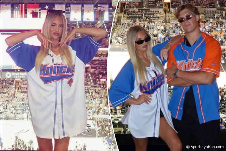 Jaxson Dart’s girlfriend Marissa Ayers gushes over Knicks’ title in her ‘New York rookie year’