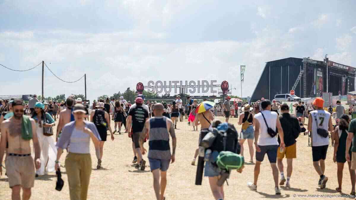 Unwetter trifft Southside-Festival: Zehntausende Besucher fliehen in ihre Autos