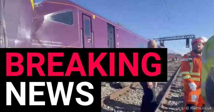 Two trains crash in Bedford with railway lines closed