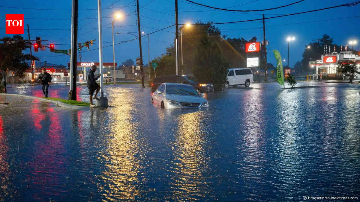Tropical storm remnants drench Gulf states after tornadoes hit the Midwest